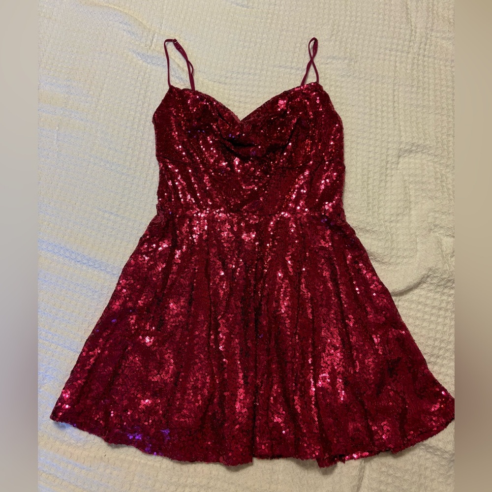 Lucy in the Sky Pink Sparkly Dress